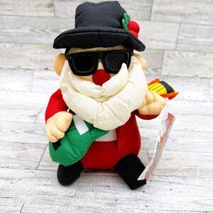 NWT Electronic Christmas Shaky Blues Pals Singing Santa